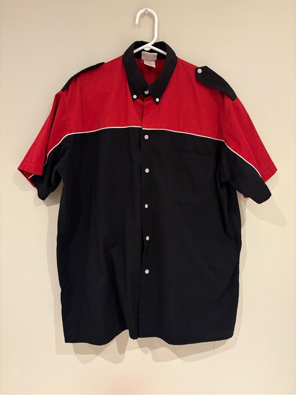 Men's Casual Short-Sleeve Button-Down Shirt Speed Zone Race Gear